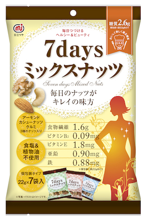 （固）7daysミックスナッツ合掌袋ol