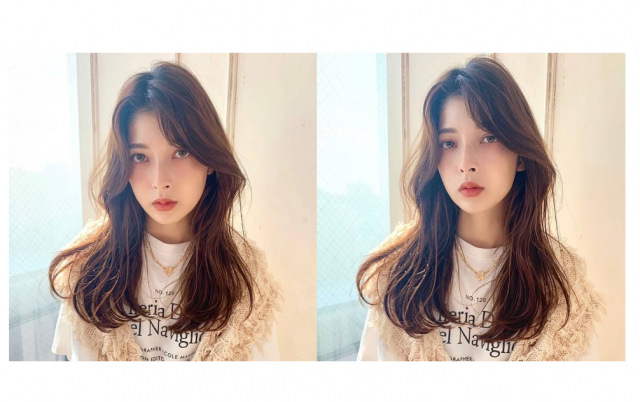 くびれロングの小顔見せ韓国モテお姉さんヘア 美的 Com くびれロングの小顔見せ韓国モテお姉さんヘア 美的 Com