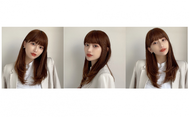 小顔効果抜群 ワイドバングとロングストレートのドーリースタイル 美的 Com