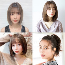 八木アリサさん風に近づく【16の髪型実例】明るめカラーのボブ＆アレンジ