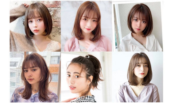 八木アリサさん風に近づく 16の髪型実例 明るめカラーのボブ アレンジ 美的 Com