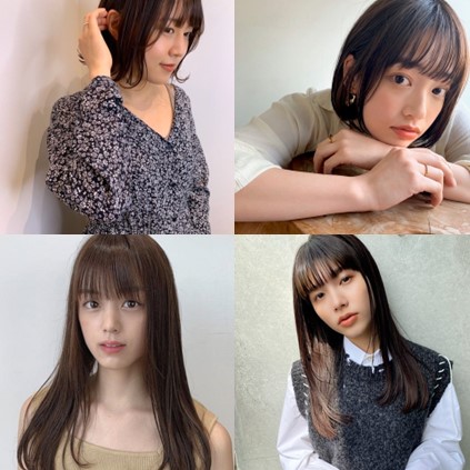 大友花恋さん風に近づく【17の髪型実例】暗髪の清楚で好印象なスタイル