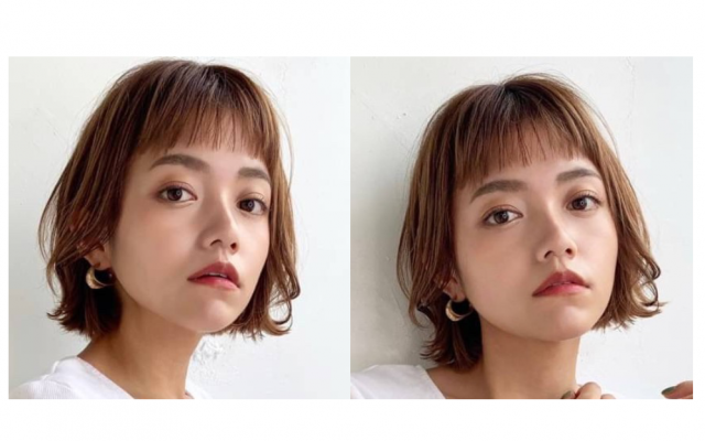 人とは一味違う大人ショートボブなら ベビーバング と合わせるのがポイント 美的 Com