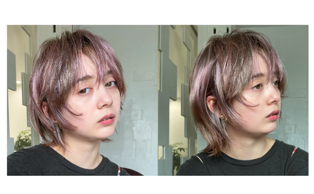 ハンサムショートに遊び心を パンクなウルフハイトーンスタイル 美的 Com