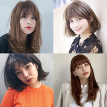 ヨンアさん風に近づく【16の髪型実例】ワイド厚めバングのおしゃれヘア