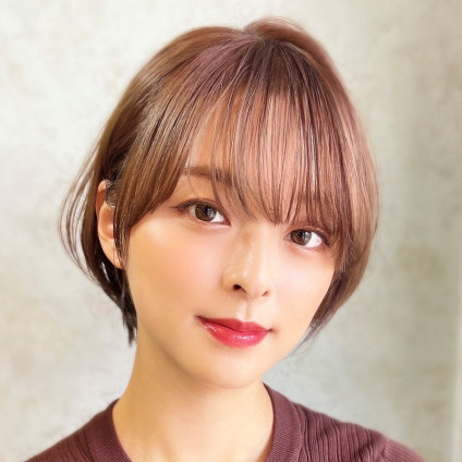 ひし形シルエットがすぐ再現！スタイリング楽ちんな小顔ショート