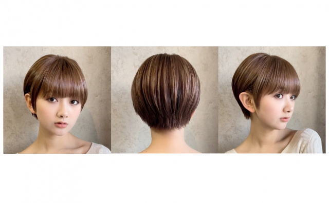 艶感がきれいな人気のマッシュショートで小顔見せ | 美的.com