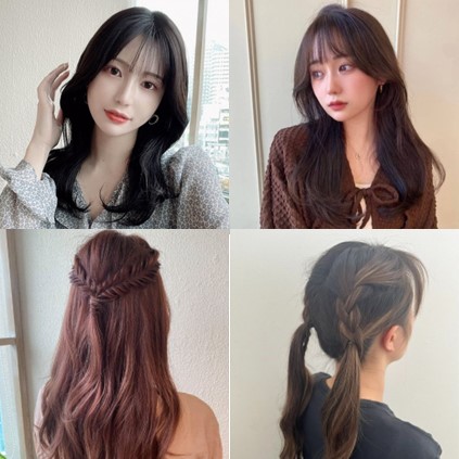 矢吹奈子さん風に近づく【15の髪型実例】可愛らしい韓国風ロング＆アレンジ