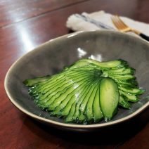 老舗イタリアン・シシリア風、きゅうりの華麗なサラダ！「しゃきしゃきグリーンサラダ」Today’s SALAD #215