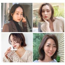 【実例10】前髪なし×くびれボブヘアスタイル