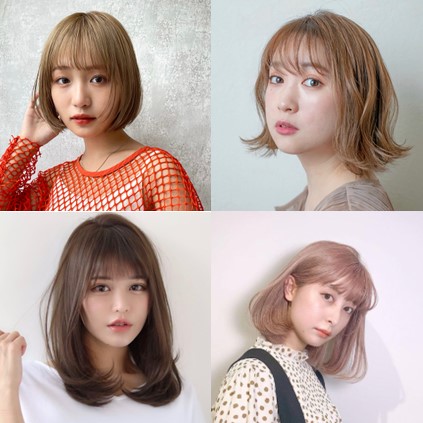 NiziU リクさん風に近づく【14の髪型実例】アイドルっぽいブロンド系ボブ