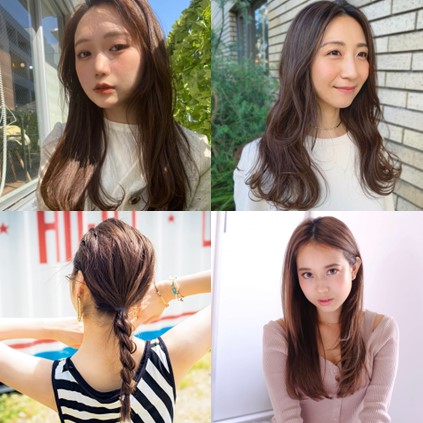 NiziU マヤさん風に近づく【14の髪型実例】前髪なしロング＆編み込みアレンジ