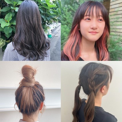 NiziU マユカさん風に近づく【14の髪型実例】髪色を楽しむロング＆アレンジ