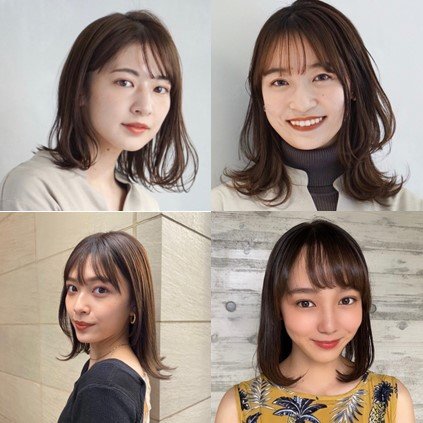 深川麻衣さん風に近づく【15の髪型実例】好印象な暗髪ヘア