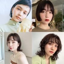 菊地凛子さん風に近づく【15の髪型実例】オン眉・アシメ前髪のモードな黒髪系ヘア
