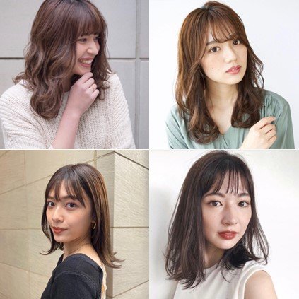 佐藤ありささん風に近づく【15の髪型実例】厚め前髪のゆるふわセミロング