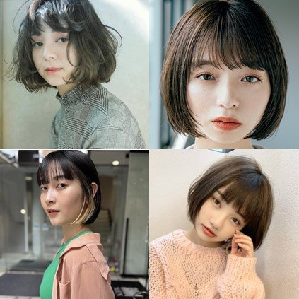 古川琴音さん風に近づく【13の髪型実例】厚めぱっつん前髪のボブ