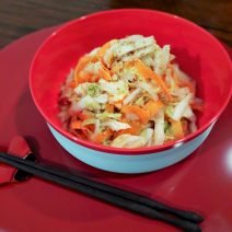 お正月料理の箸休めの定番を手軽に作りやすく！「白菜とにんじんのなます風サラダ」【Today’s SALAD #220】
