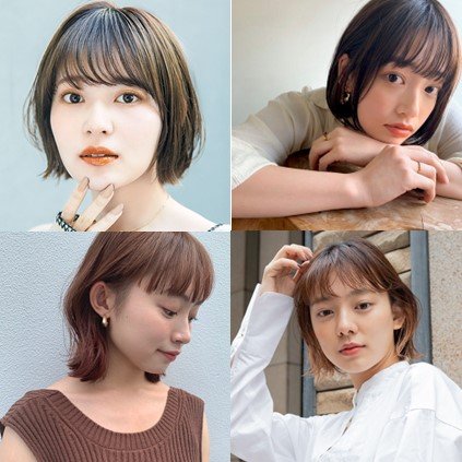 蒔田彩珠さん風に近づく【15の髪型実例】髪色の違う2パターンのボブ