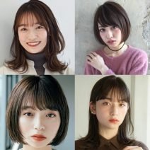 竹内由恵さん風に近づく【14の髪型実例】大人可愛い暗髪ヘア