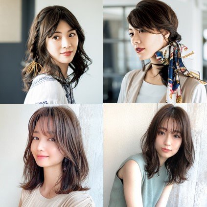 安座間美優さん風に近づく【17の髪型実例】ふんわり柔らかセミロング＆アレンジ