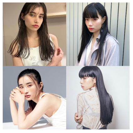 櫻坂46山﨑天さん風に近づく【14の髪型実例】ぱっつん黒髪系ロング＆アレンジ