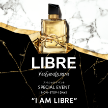 YSLのフレグランス「LIBRE（リブレ）」のスペシャルイベント開催！限定セットやカフェも登場