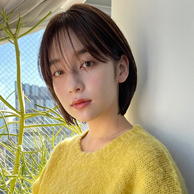 春ヘアの印象チェンジに！面長さんにおすすめのふんわり軽い曲線美ボブ｜最旬ヘアカタログ