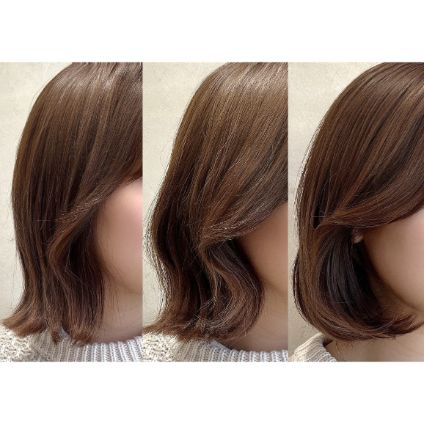 簡単3STEP・ボブの巻き比較とコツ【シンプル・ウエーブ・韓国風】
