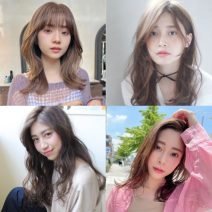 明るめアッシュヘアカラーの【見本】透明感抜群の髪色