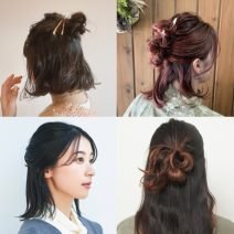 雨の日にすっきりまとめたい時の、ハーフアップの髪型【14のやり方】