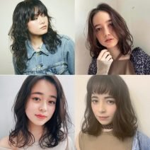 黒髪・暗髪系ミディアムはパーマで柔らかな印象になる！