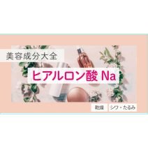 ヒアルロン酸Na｜化粧品としての効果は？【美容成分大全】