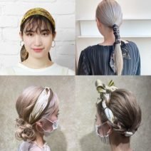 バンダナ・スカーフの大人かわいい巻き方【基本＋15のやり方】