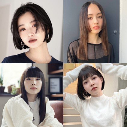 ワンレンヘア【前髪あり・なし】どっちが好き？「実例20」