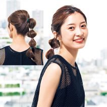 海やプールで濡れてもOK！ 可愛い簡単ヘアアレンジ「玉ねぎ結び」