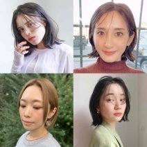ぱっつんボブの前髪なしでクールスタイル【9選】
