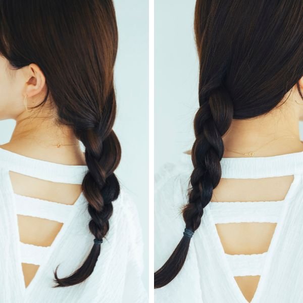 三つ編みを簡単マスター！表編み、裏編みって？【ヘアアレンジ基本のき】