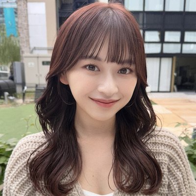 ゆるめカールで柔らか見せ！ピンクブラウンの韓国風セミログ｜最旬ヘアカタログ