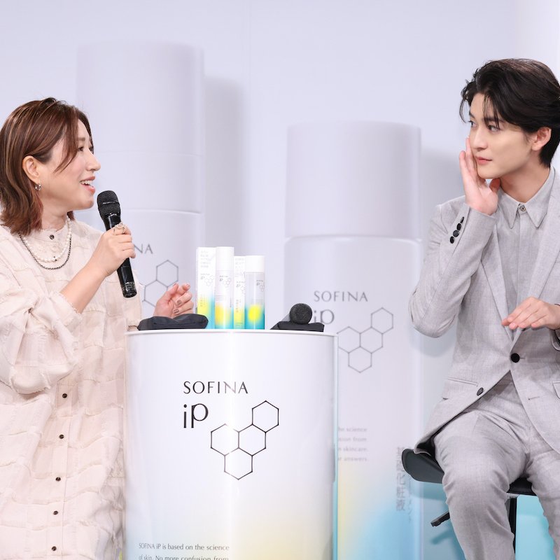俳優・高橋文哉さんもH＆M 長井かおりさんも、“新生 SOFINA iP（ソフィーナ iP）”の虜に♪