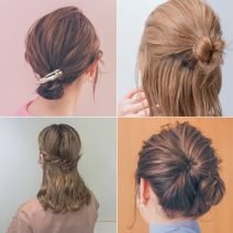 ミディアムボブの簡単ヘアアレンジ【19選】無理せず作れるこなれ感！