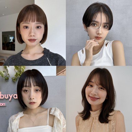 前髪の長さ「６タイプ」短めから長めまでおすすめバングを紹介
