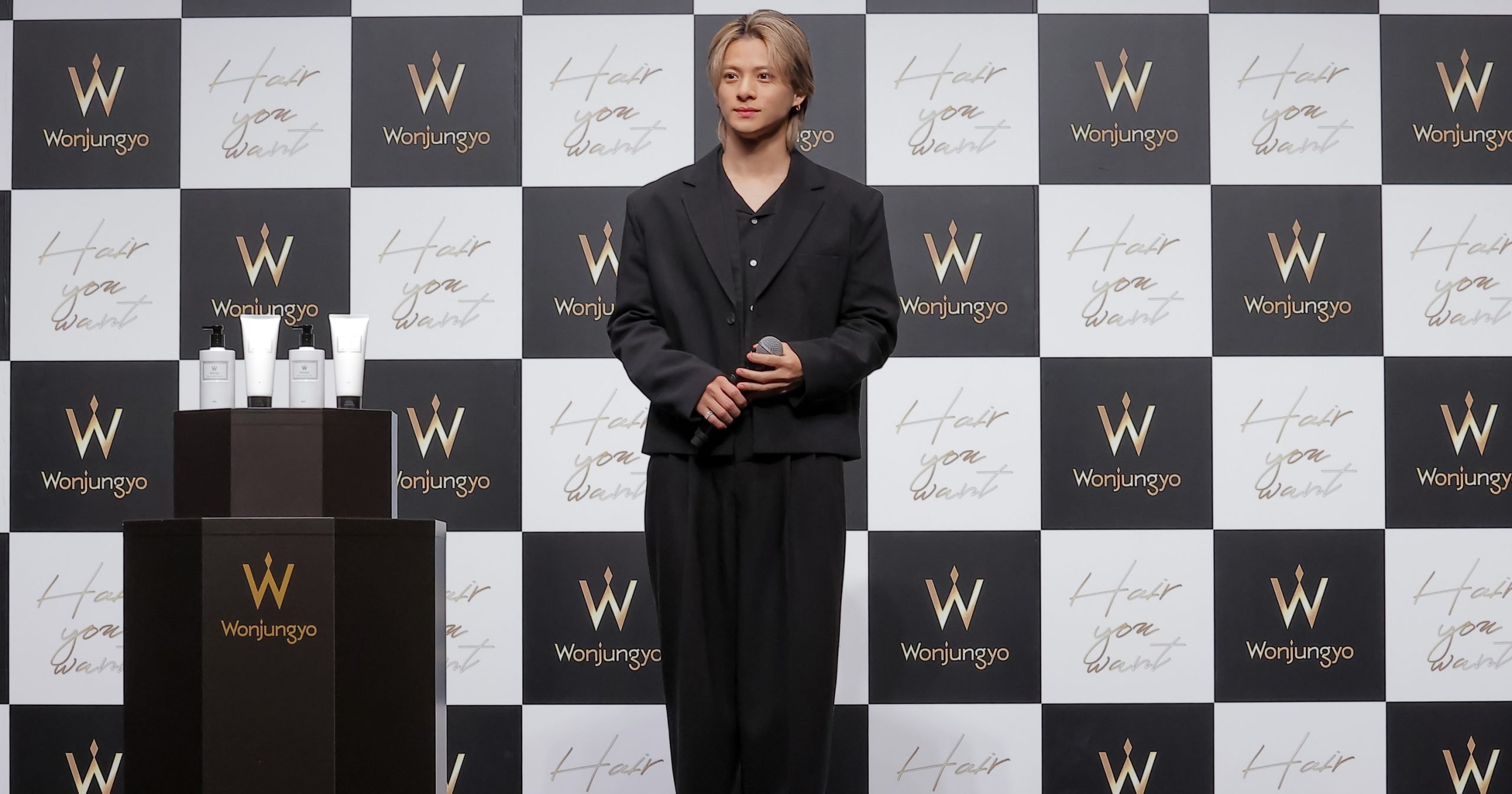 ウォンジョンヨ ヘアCM発表会に平野紫耀さん登場♡クールな色気