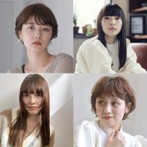 重め前髪【実例22】顔型別・レングス別に似合うスタイルまとめ