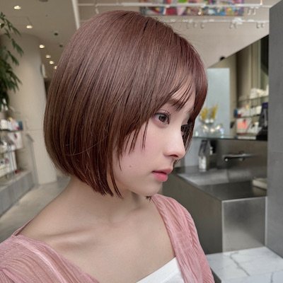 ピンクメイクとも相性抜群！ピンクカラーで夏仕様のボブにスイッチ｜最旬ヘアカタログ