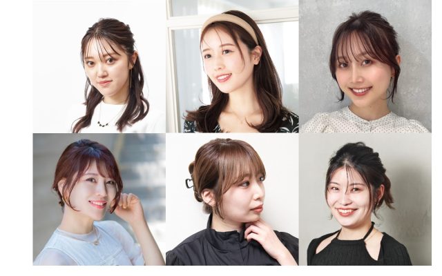 丸顔の悩みをカバーする【簡単ヘアアレンジ】のやり方を紹介 | 美的.com