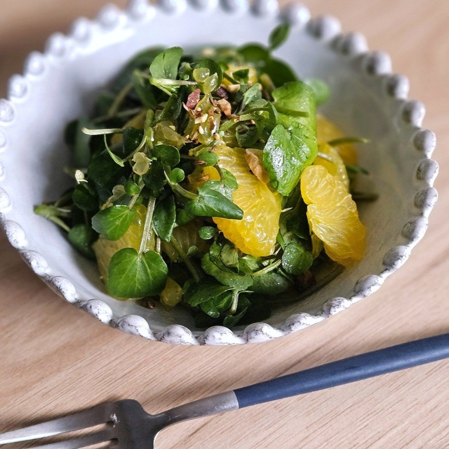 肌サビを拭い去り、透明感を手に入れる！「クレソンとはっさくのサラダ」【Today’s SALAD #315】