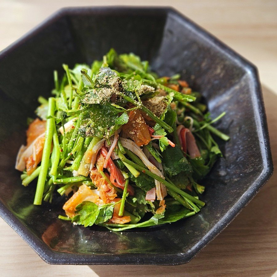 旬が終わる前に！ミナリ＝セリで美肌底上げ「韓国風ミナリカニカマサラダ」【Today’s SALAD #316】