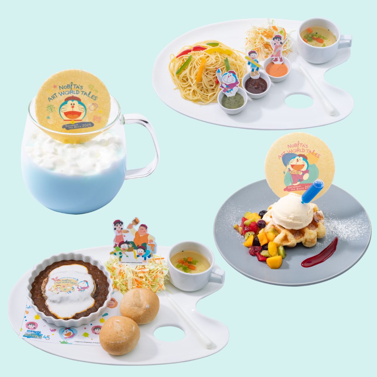 ドラえもんと“絵の世界”に入り込もう♡神保町Cafe Lishにて新作映画とコラボの限定メニューが登場！｜『映画ドラえもん のび太の絵世界物語』