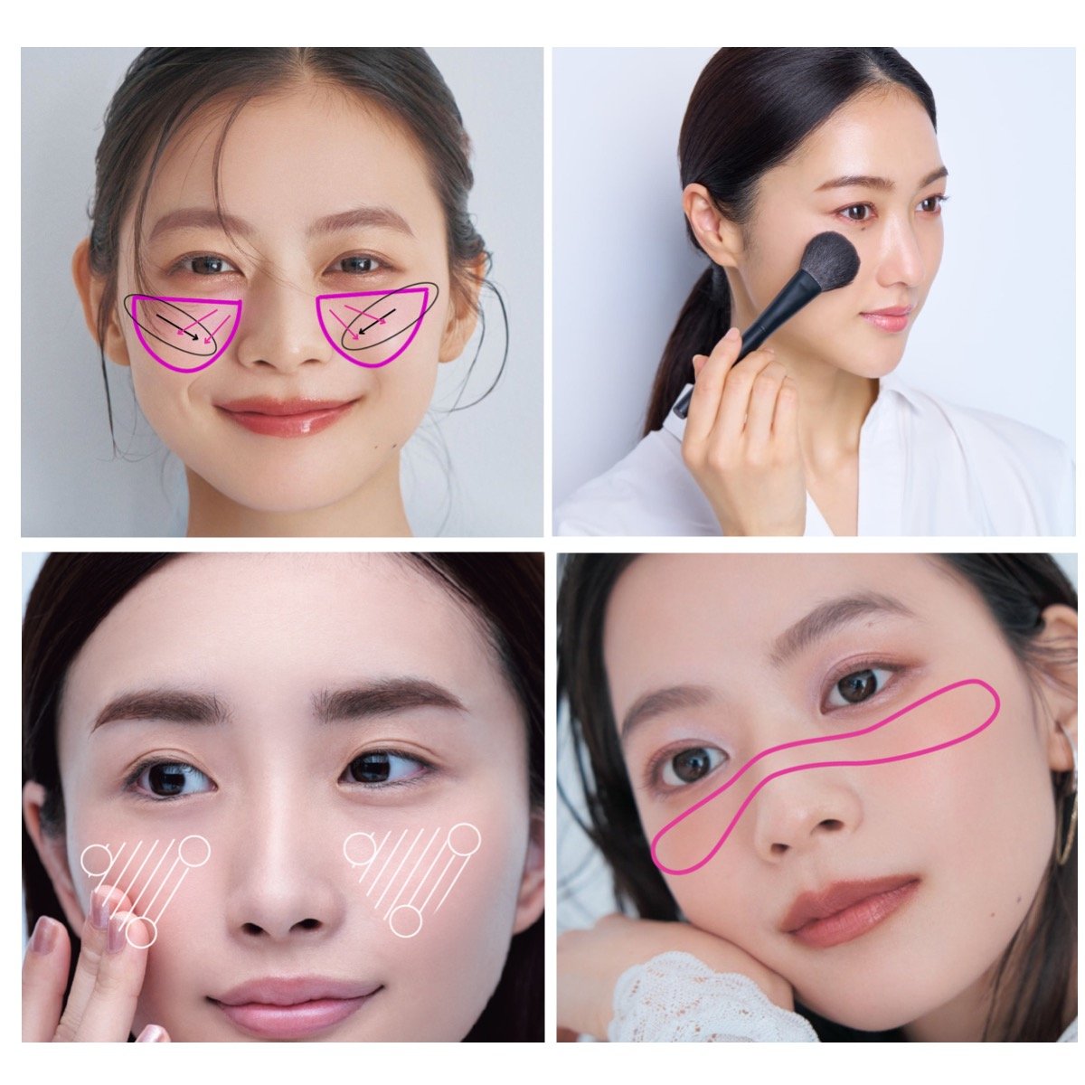 チークを入れる位置は？2025最旬なりたい印象＆顔型別テクニックを伝授